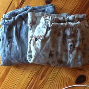 Fleece pj jogger pants bundle